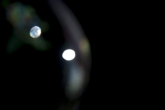 a Bokeh glam textures reflections