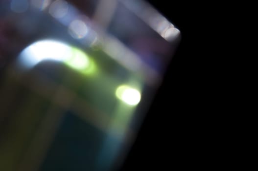 a Bokeh glam textures reflections