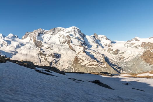 mountain with blue sky, Alps, Zermatt, Switzerland