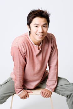 Portrait of a mid adult man smiling