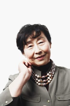 Portrait of a mature woman smiling