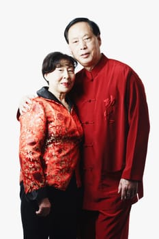 Portrait of a mature couple smiling