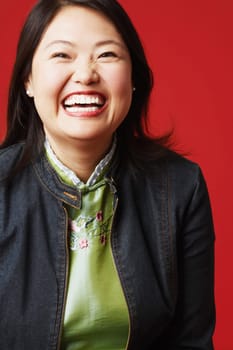 Portrait of a mid adult woman smiling