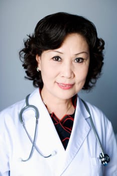 Portrait of a female doctor smiling