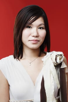 Portrait of a young woman
