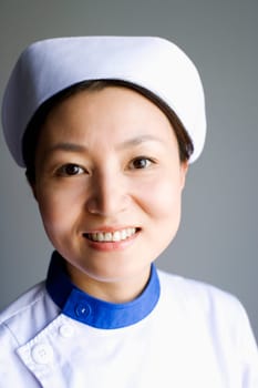 Portrait of a female nurse smiling