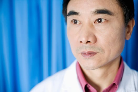 Close-up of a male doctor