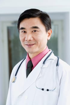 Portrait of a male doctor smiling