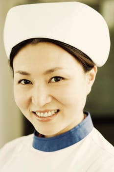 Portrait of a female nurse smiling