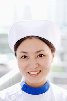 Portrait of a female nurse smiling