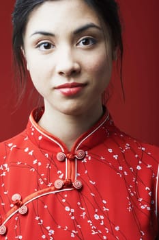 Portrait of a young woman