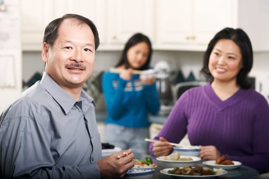 Portrait of a couple in the kitchen