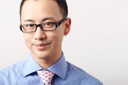 Portrait of a businessman smiling