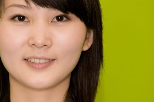 Portrait of a female office worker smiling