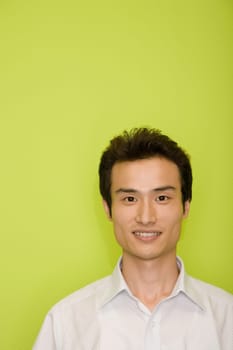 Portrait of a young man smiling