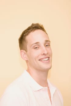 Portrait of a young man smiling