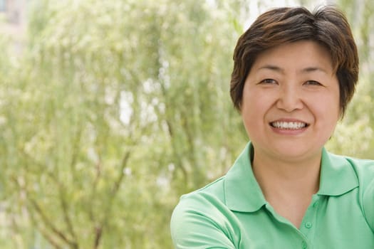 Portrait of a mature woman smiling
