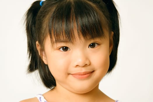 Portrait of a girl smiling