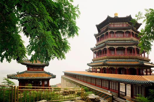 Tower Of Buddhist Incense, Summer Palace, Beijing, China