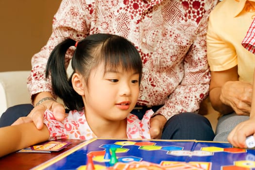 Close-up of a girl looking away