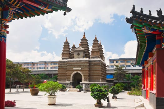Five Pagoda Temple, Hohhot, Inner Mongolia, China