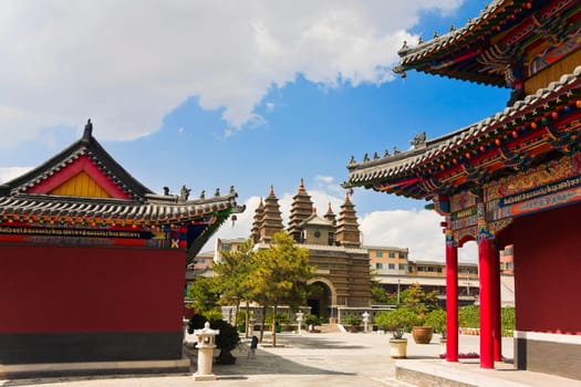 Five Pagoda Temple, Hohhot, Inner Mongolia, China
