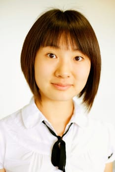 Portrait of a young woman