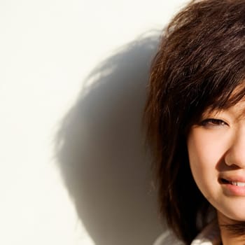 Portrait of a teenager girl posing