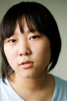 Portrait of a girl smiling