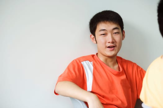 Portrait of a boy smiling