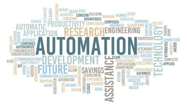 Automation Technology Process System Concept Creative Abstract