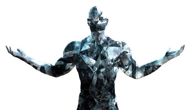 Artistic Fitness Background with High Performance Concept