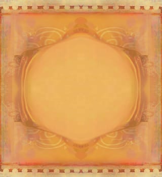 Vintage Grunge Frame For Congratulation
