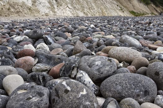 Chalk coast in the Jasmund National Park, Ruegen island