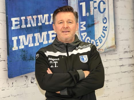 Head coach Christian Titz 1st FC Magdeburg DFB 3rd league season 2020-21