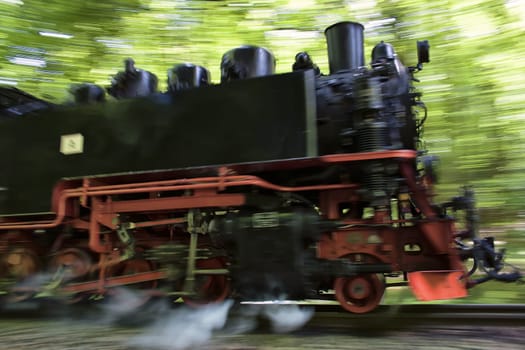 Rügen small train "Rasender Roland"", island of Rügen"