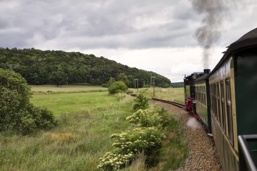 Rügen small train "Rasender Roland"", island of Rügen"