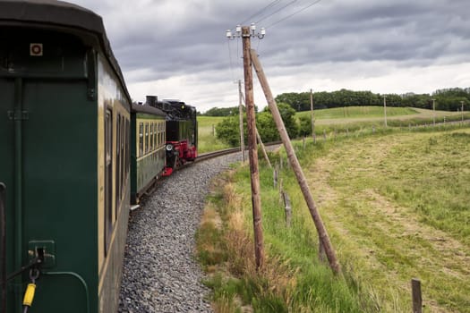 Rügen small train "Rasender Roland"", island of Rügen"