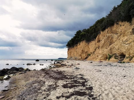 Baltic coast near Lobbe, Mönchgut, Ruegen island