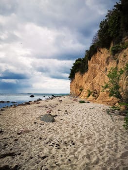 Baltic coast near Lobbe, Mönchgut, Ruegen island
