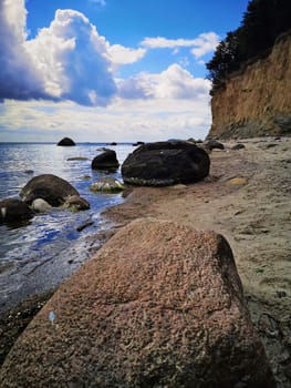 Baltic coast near Lobbe, Mönchgut, Ruegen island