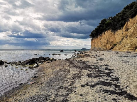 Baltic coast near Lobbe, Mönchgut, Ruegen island
