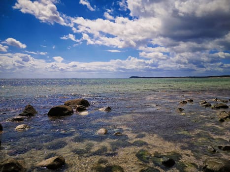 Baltic coast near Lobbe, Mönchgut, Ruegen island