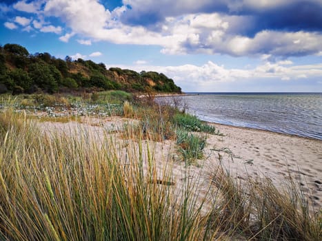 Baltic coast near Lobbe, Mönchgut, Ruegen island