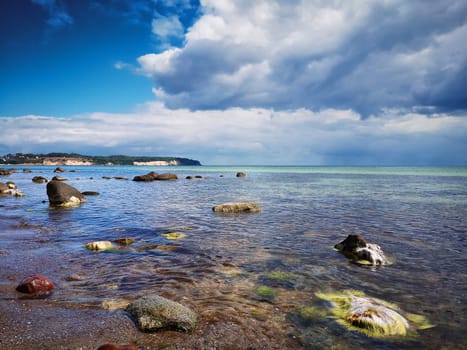 Baltic coast near Lobbe, Mönchgut, Ruegen island