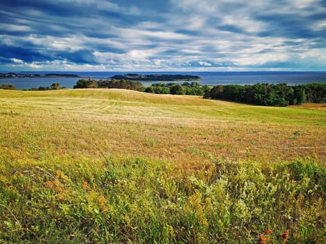 landscape near Groß Zicker, Ruegen island, Germany