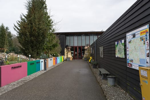 BOXTEL, THE NETHERLANDS - MARCH 09, 2019:.Entrance to the Oertijdmuseum near the town of Boxtel in Holland