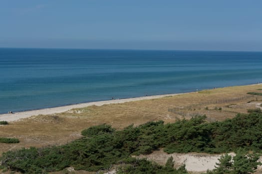 PREROW ON THE DARS - AUGUST 02, 2018:..Prerow on the Darss, Vorpommersche Boddenlandschaft National Park, Germany