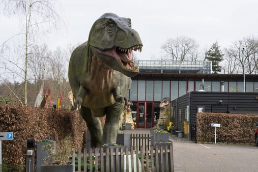 BOXTEL, THE NETHERLANDS - MARCH 09, 2019:.Entrance to the Oertijdmuseum near the town of Boxtel in Holland