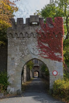 the medieval castle braunfels on a basalt summit
